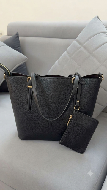 Signature Saffiano Structured Tote Bag