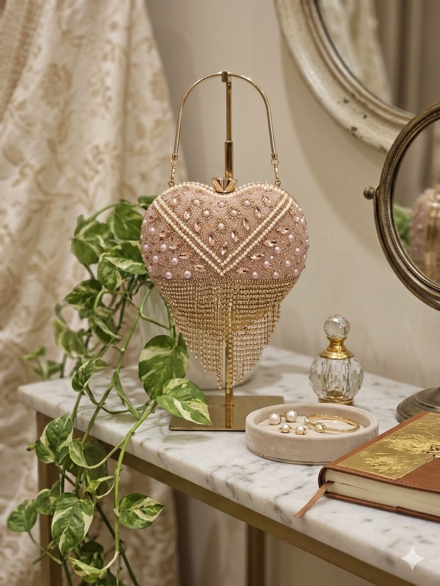 Bridal Bag Auric Heartmina Minaudière
