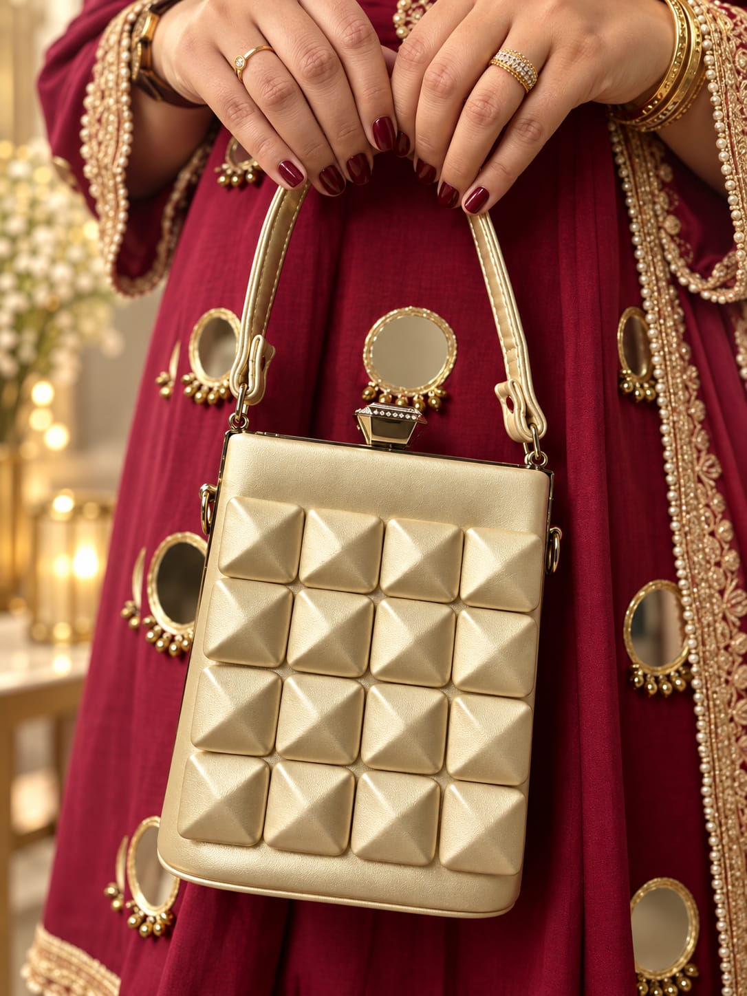 Golden Élan Hand Bag for women